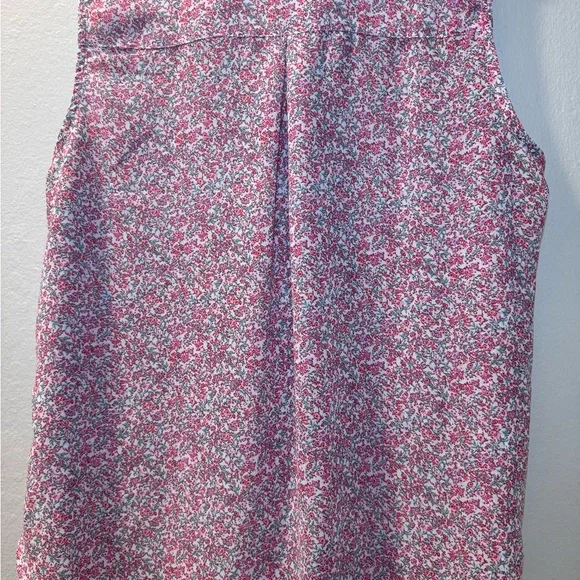 H&M Pink Floral Sleeveless Button-Down Shirt - Picture 9 of 11